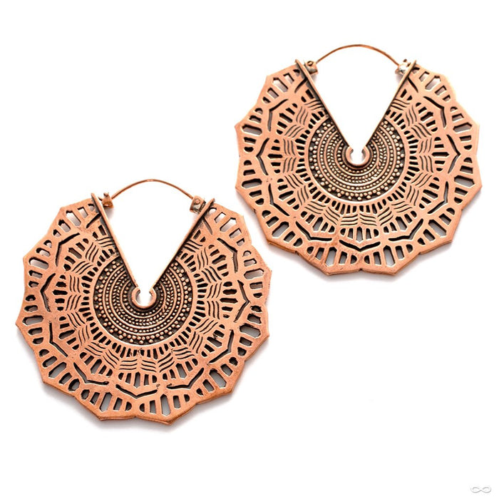 Reyes Earrings from Maya Jewelry in Copper