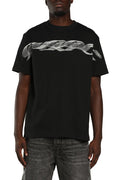 Ribbon Tee regular fit heavyweight jersey in cotton with embroidery, available in sizes XS to 3XL.