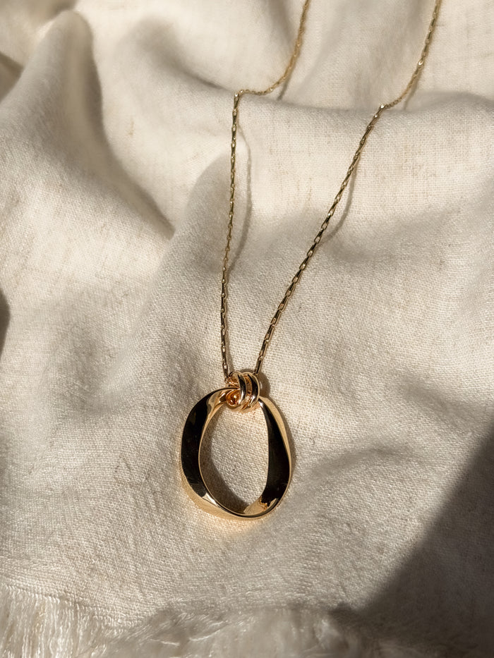 Ring Pen Necklace - Stitch And Feather