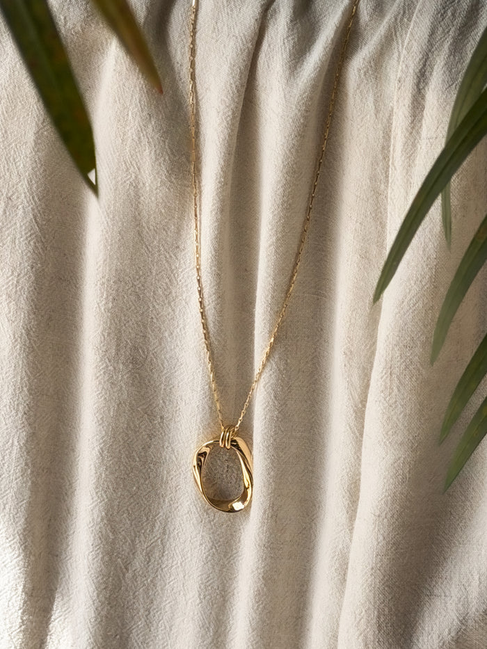 Ring Pen Necklace - Stitch And Feather