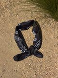 Rodeo Paisley Bandana in Black - Stitch And Feather
