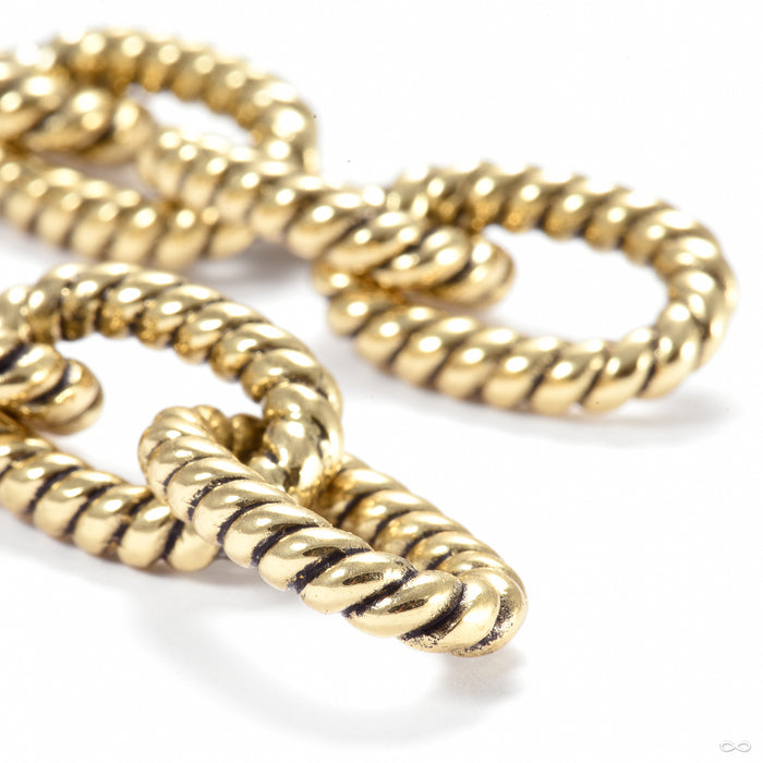 Rope Chain from Symmetry Body Jewelry in brass