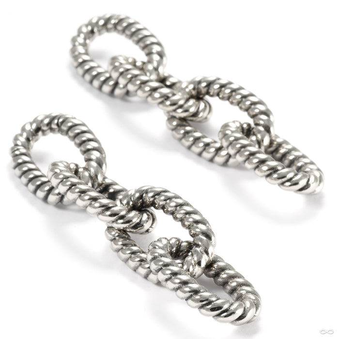 Rope Chain from Symmetry Body Jewelry in white brass