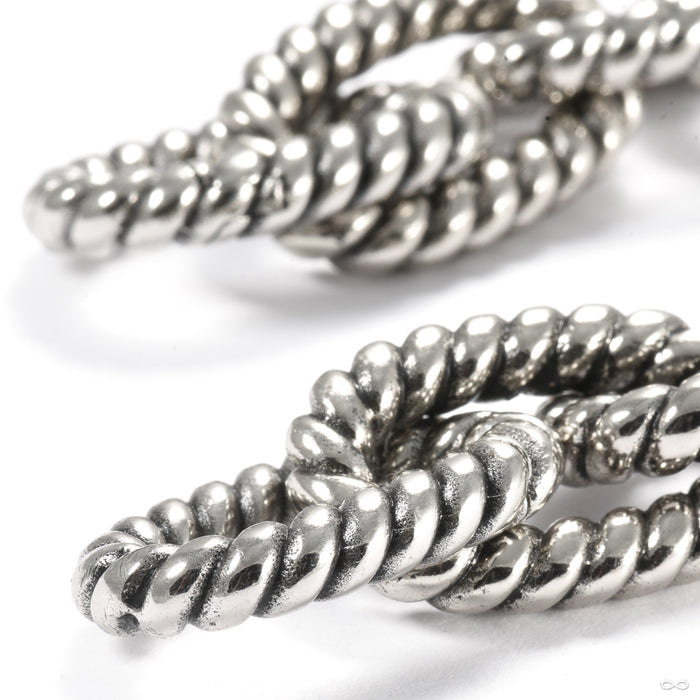 Rope Chain from Symmetry Body Jewelry in white brass
