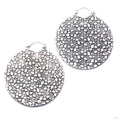 Ruler Earrings from Oracle in White Brass