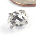 Sacred Love Press-fit End in 14k White Gold with Clear Herkimer Diamond from Quetzalli