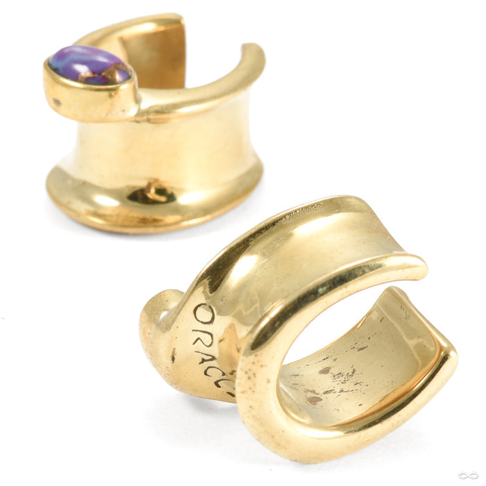 Saddle Spreader Weights with Gemstones from Oracle with purple copper turquoise