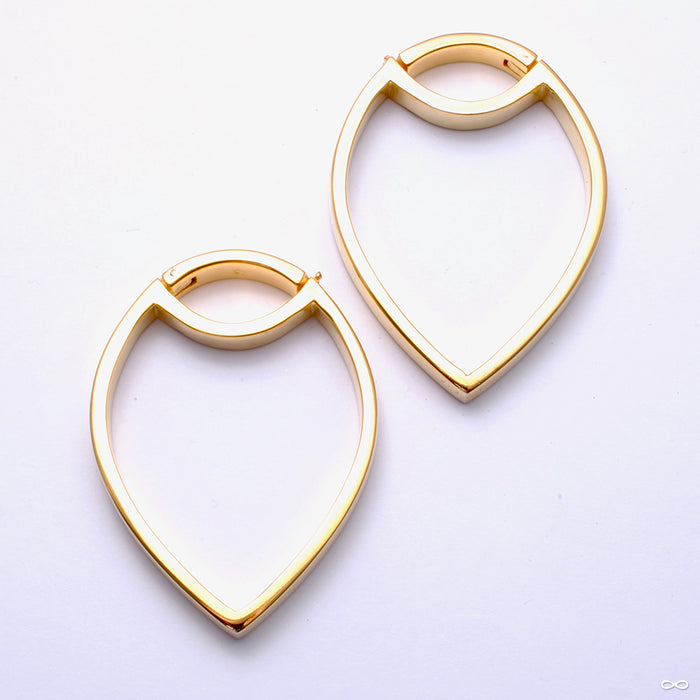 Sagittarius from Maya Jewelry in yellow-gold-plated brass
