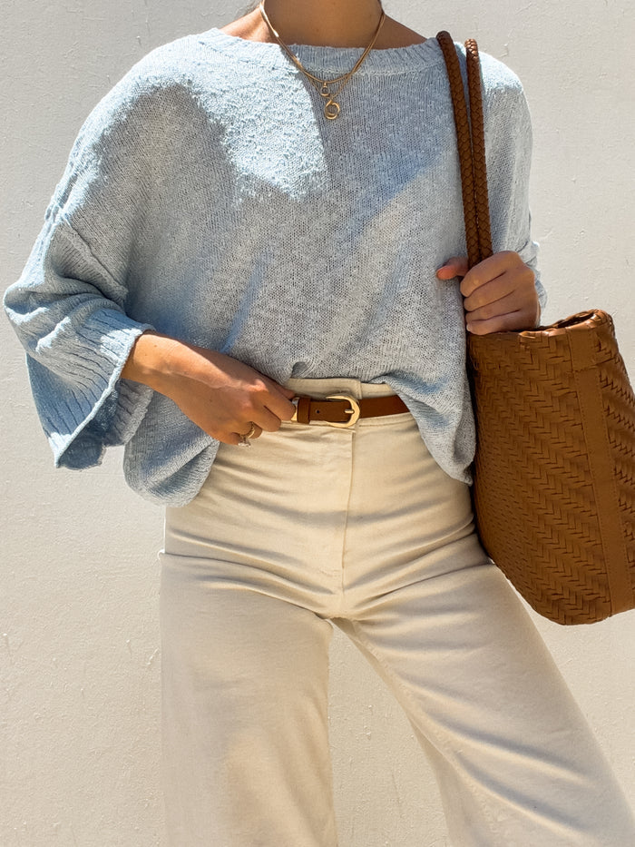 Sandy Skies Knit Sweater - Stitch And Feather