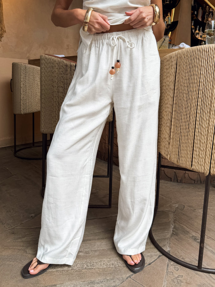 Santino Wide Leg Pants - Stitch And Feather