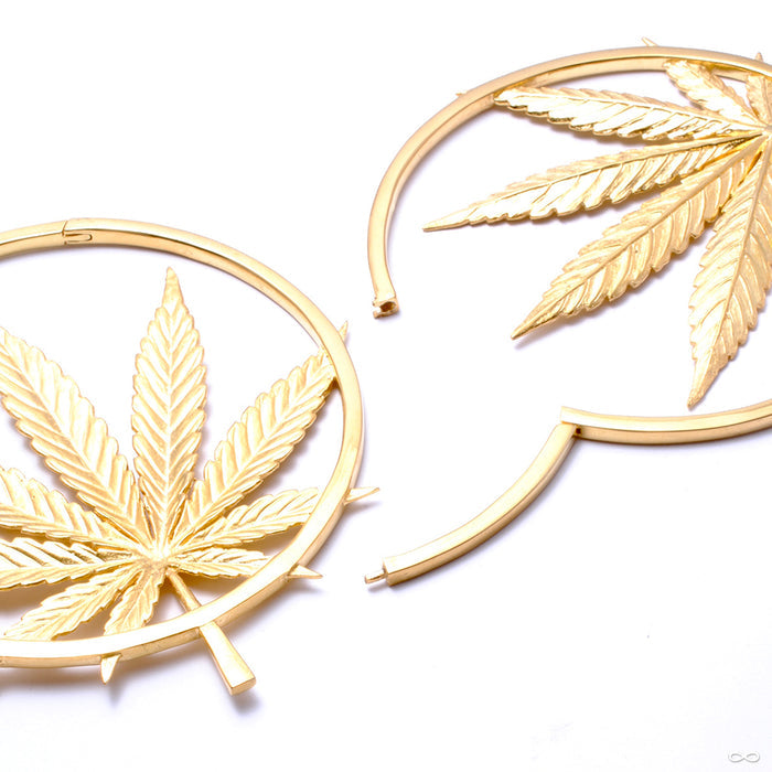 Sativa from Maya Jewelry in yellow gold