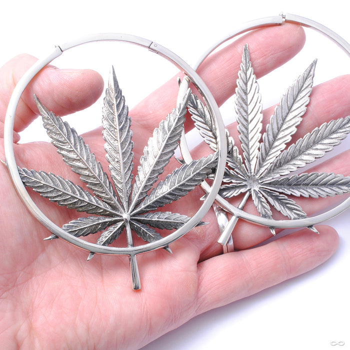 Sativa from Maya Jewelry in white brass