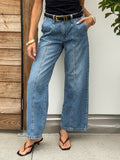 Savona Wide Leg Jeans - Stitch And Feather