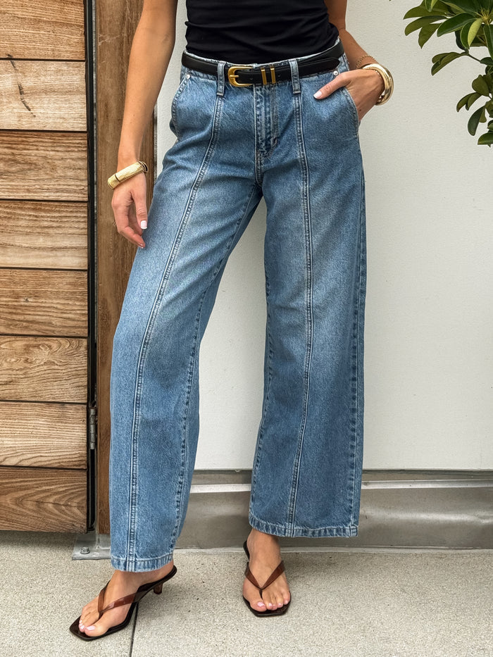 Savona Wide Leg Jeans - Stitch And Feather