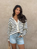 Saylor Stripe Knit Sweater - Final Sale - Stitch And Feather