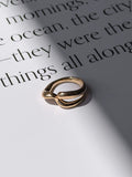Sculpted Band Ring - Stitch And Feather