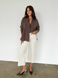 Sea Salt Wide Leg Jeans - Stitch And Feather