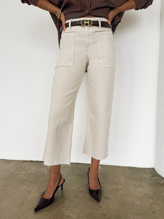 Sea Salt Wide Leg Jeans - Stitch And Feather