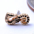 Seahorse Press-fit End in Gold from BVLA