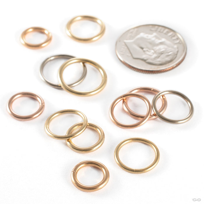 Seam Ring in Gold from Vira Jewelry group photo