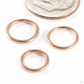 Seam Ring in 14k Rose Gold from Vira Jewelry