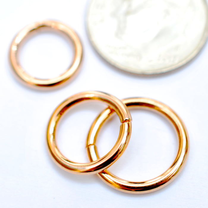 Seam Ring in Gold in 18g from LeRoi in 14k Rose Gold