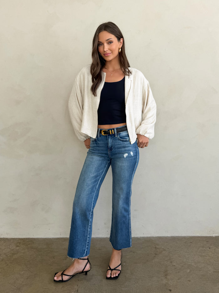 See You Later Flare Jeans - Stitch And Feather
