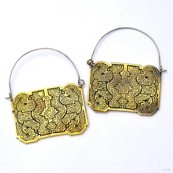Shipibo Hoop Earrings from Eleven44