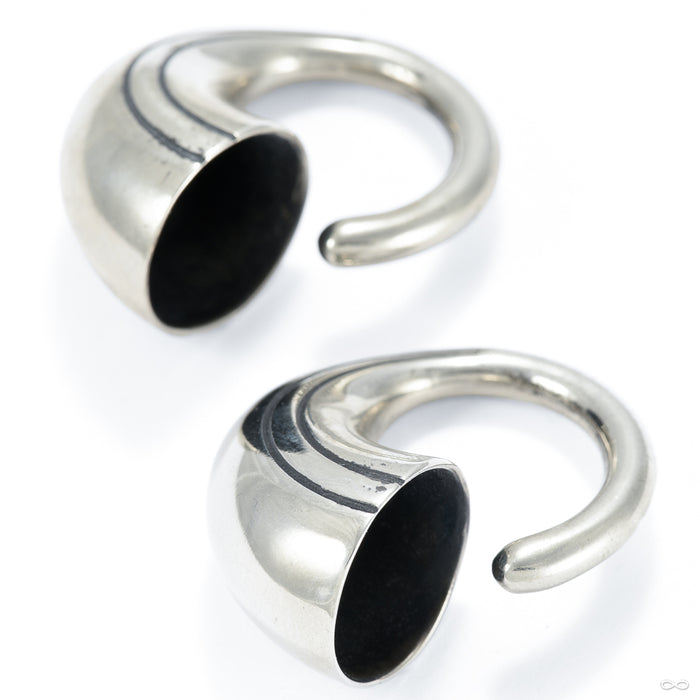 Shofar Weights from Tawapa in white brass