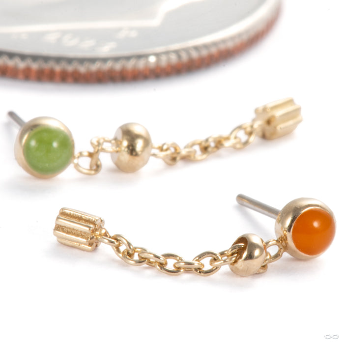 Short & Sweet Press-fit End in Gold from Pupil Hall in assorted materials