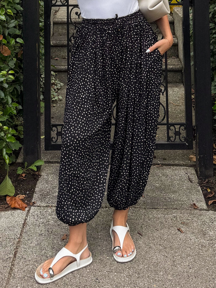 Sidonie Polka Dot Balloon Pants - Stitch And Feather