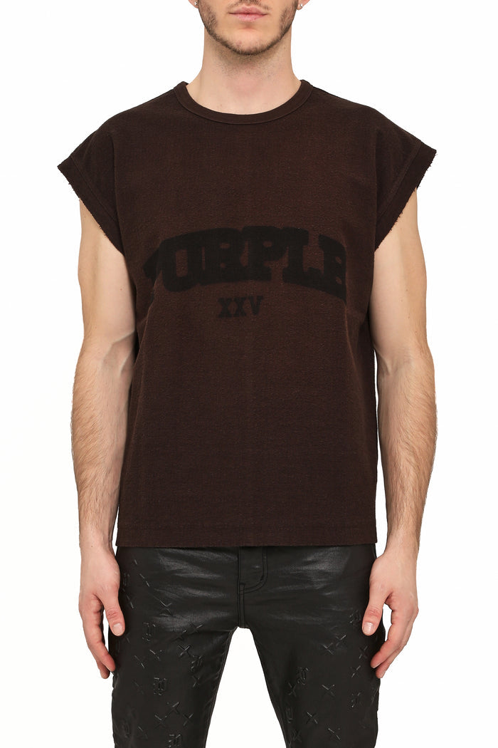 Slab Shadow Tank Top oversized fit heavyweight textured jersey cotton in multiple sizes.