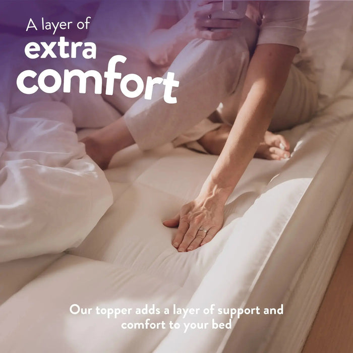 Sleep Soundly 10cm Extra Deep Mattress Topper Slumberdown