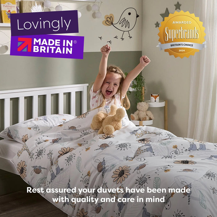 Slumberdown Kids Animal Print Coverless Comfort Duvet Slumberdown
