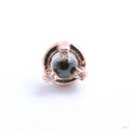 Small and Wild Press-fit End in Gold from Pupil Hall with cool sapphire