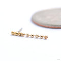Small Bella Kite Press-fit End in Gold from Quetzalli in yellow gold