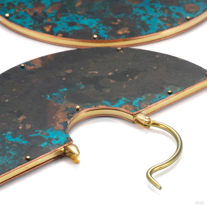 Small Equinox with Space Blue Oxidized Face from Quetzalli open