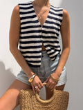 Solace Stripe Knit Top - Stitch And Feather