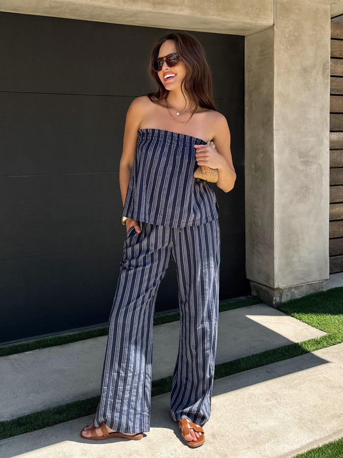 Solana Stripe Tube Top - Stitch And Feather