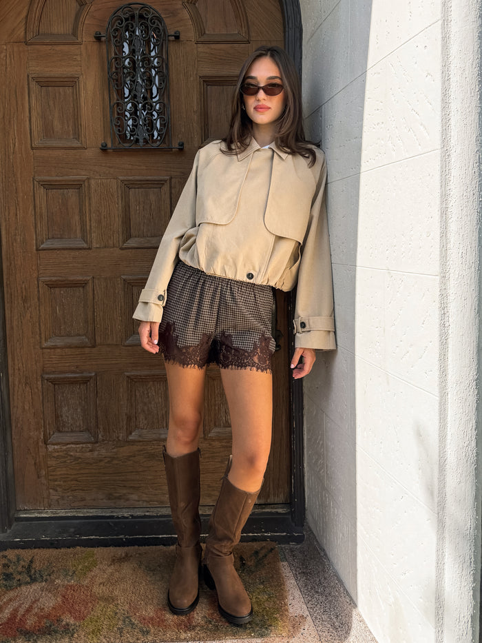 Solange Trench Jacket - Stitch And Feather