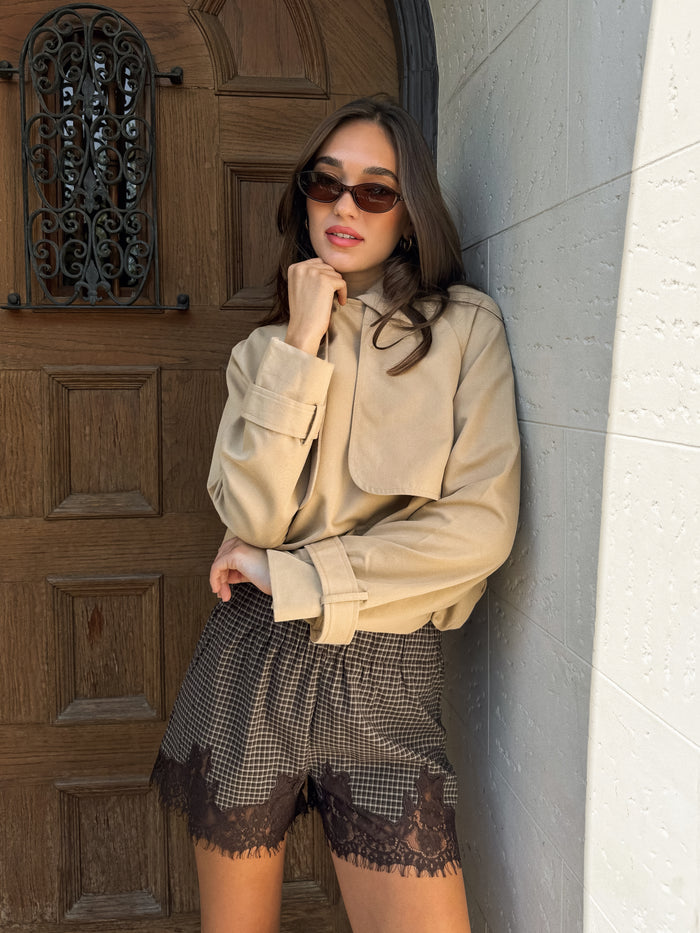 Solange Trench Jacket - Stitch And Feather
