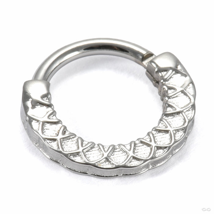 Solare Clicker from Tether Jewelry in stainless steel