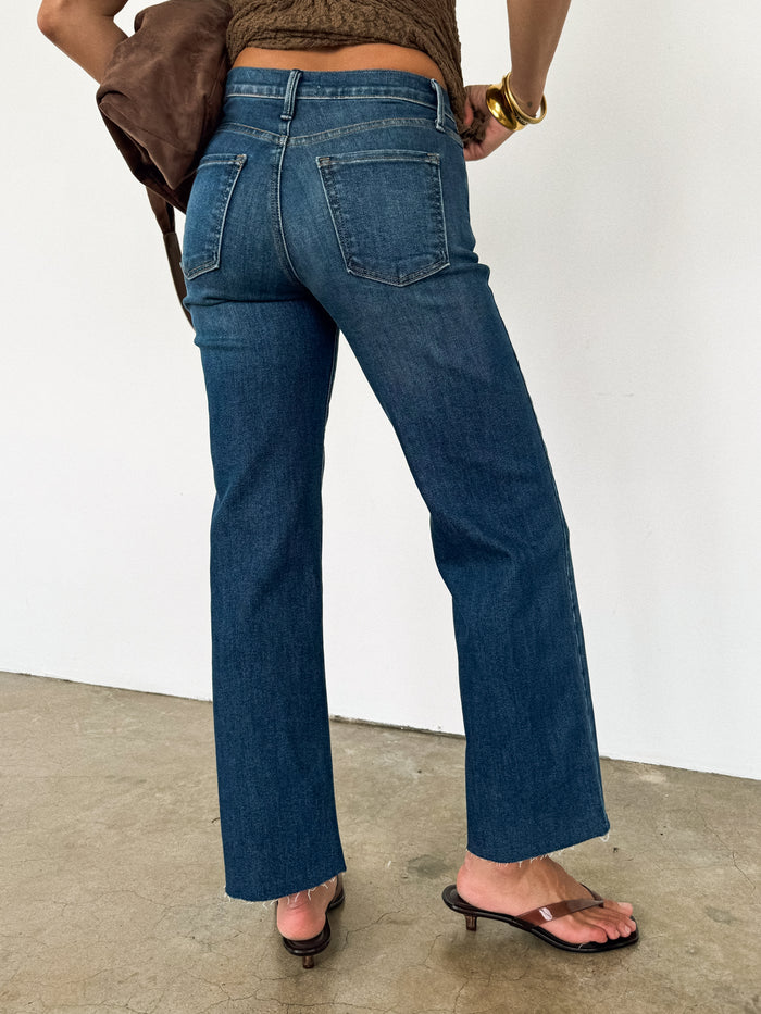 Solstice Slim Straight Jeans in Dark - Stitch And Feather