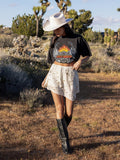 Sonora Asymmetrical Mini Skirt - Final Sale - Stitch And Feather