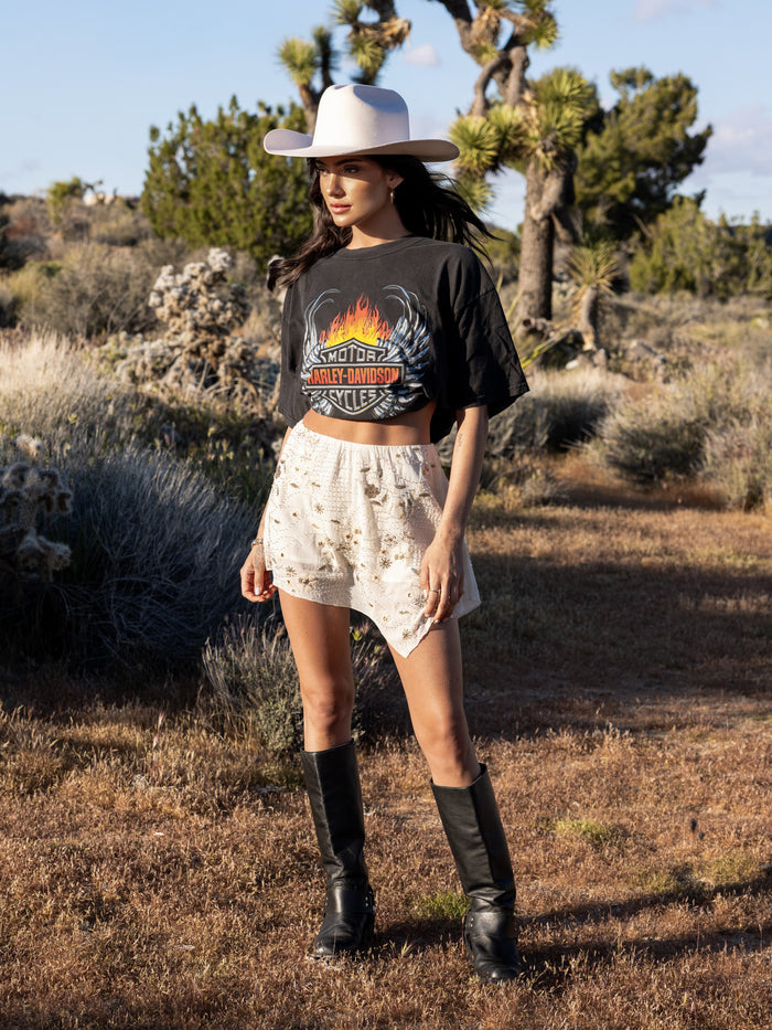 Sonora Asymmetrical Mini Skirt - Final Sale - Stitch And Feather