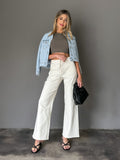Sorrento Cargo Pants in Ecru - Stitch And Feather
