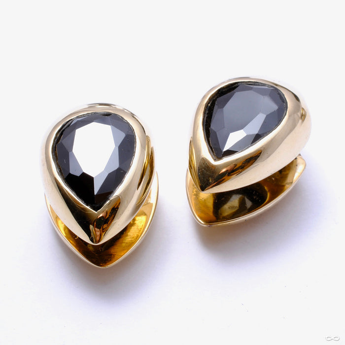 Spade Weights with CZs from Diablo Organics with Black CZs