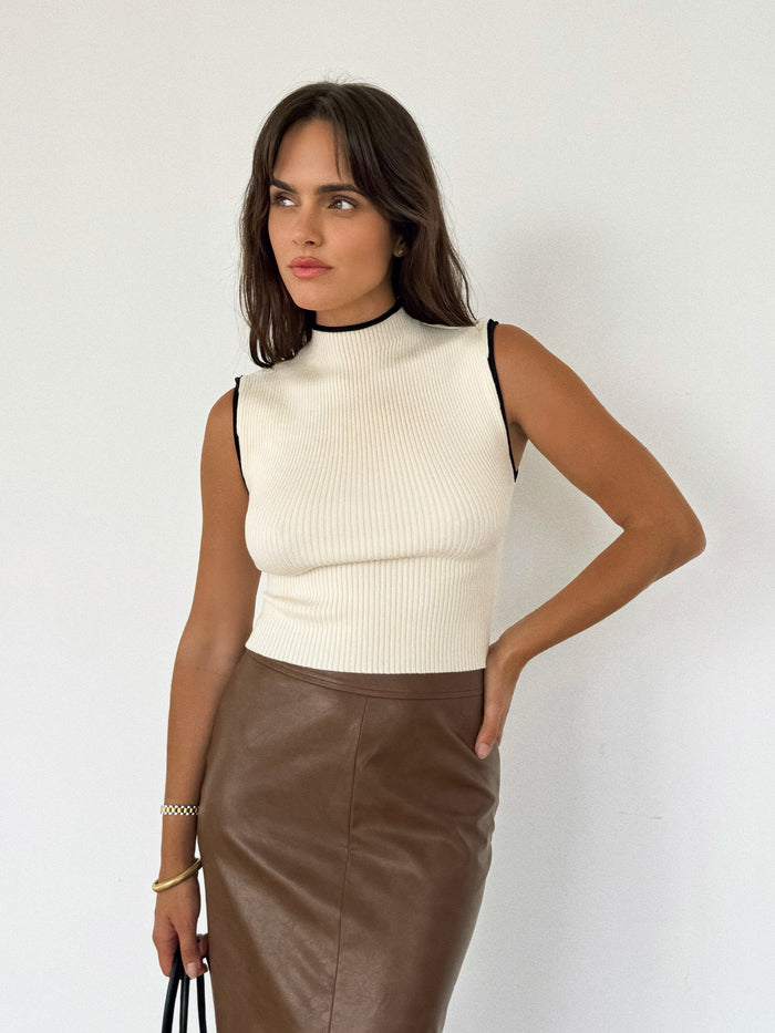 Spencer Knit Tank Top - Stitch And Feather