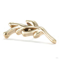 Sprig Press-fit End in Gold from Sacred Symbols