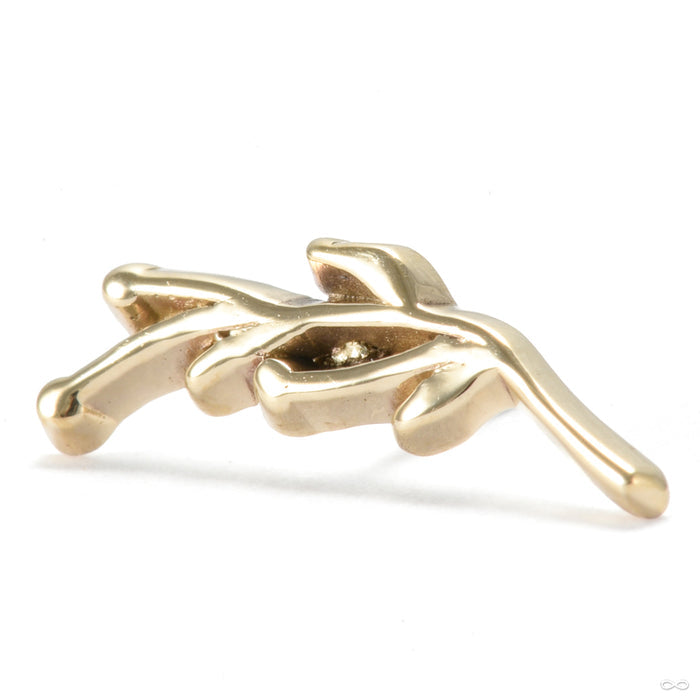 Sprig Press-fit End in Gold from Sacred Symbols